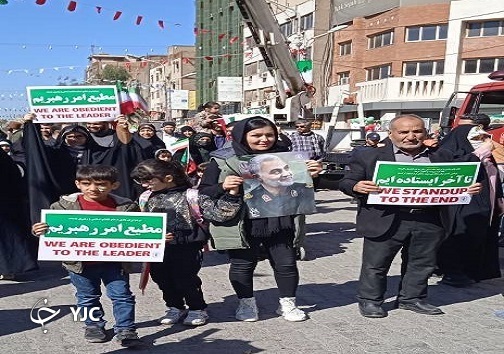 تجدید بیعت خوزستانی&zwnj;ها با آرمان&zwnj;های انقلاب اسلامی در یوم الله ۲۲ بهمن +عکس و فیلم