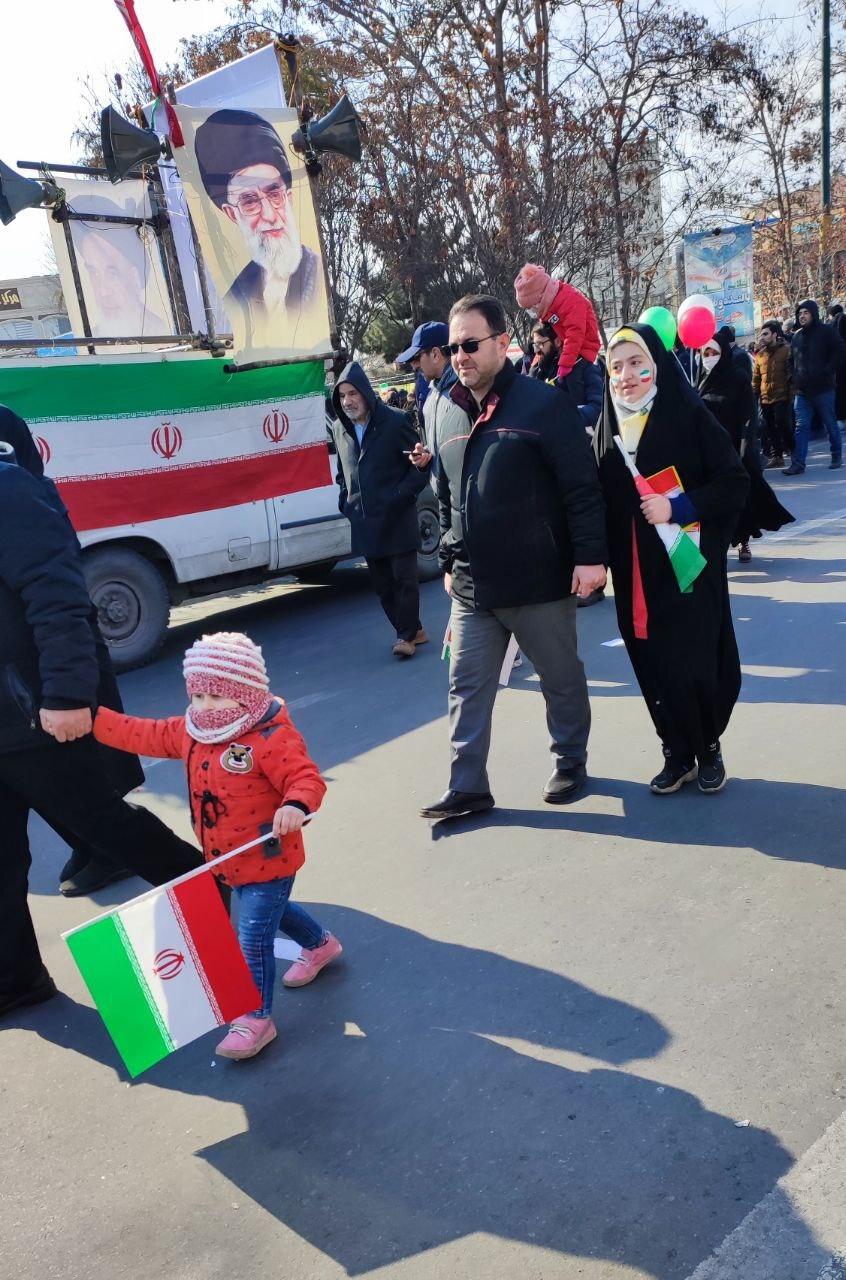 راهپیمایی مردم تبریز