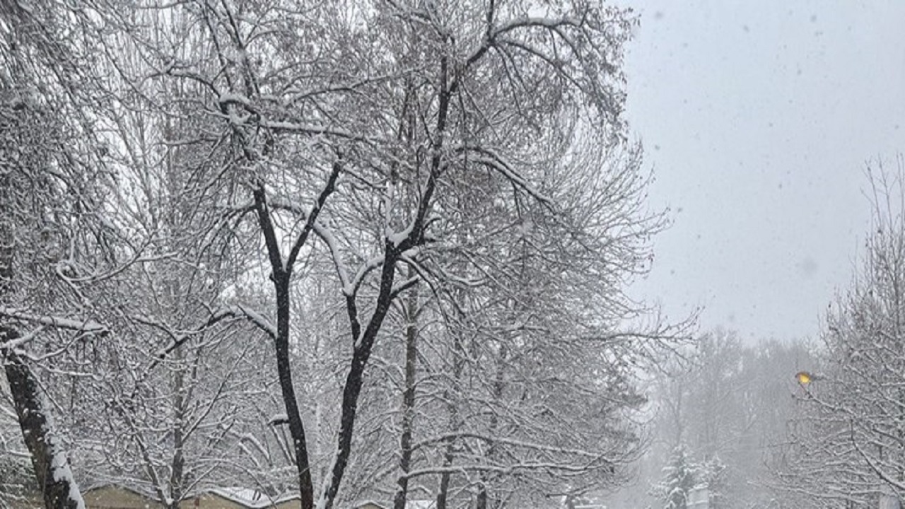 بارش برف زمستانی در بردسکن پس از گذشت ۱۰ سال
