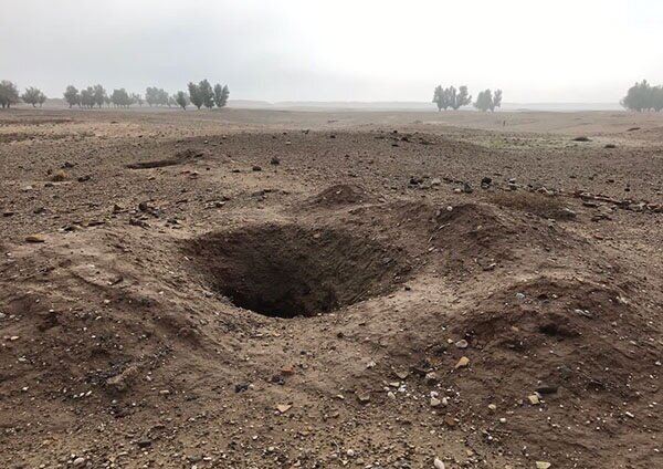جویندگان گنج دارابگرد را زیر و رو کردند