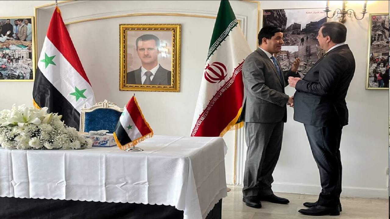 گشایش دفتر تسلیت در سفارت سوریه در تهران