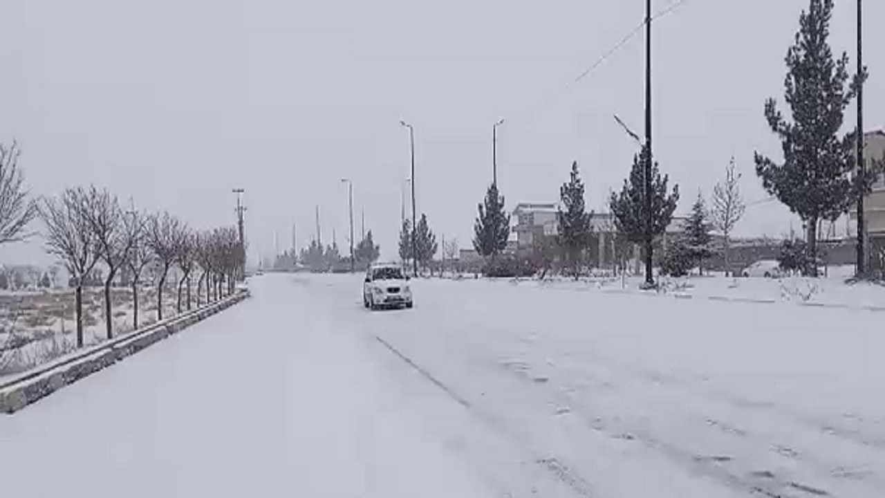 پیش بینی بارش برف در قم