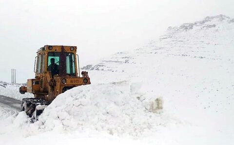 انسداد ۱۷ را‌ه روستایی البرز به دلیل بارش برف