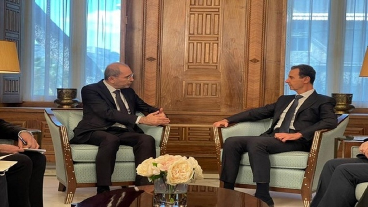 وزیر خارجه اردن با بشار اسد دیدار کرد