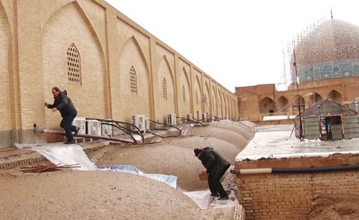 ریزش بخش&zwnj;هایی از سقف بازار تاریخی اصفهان