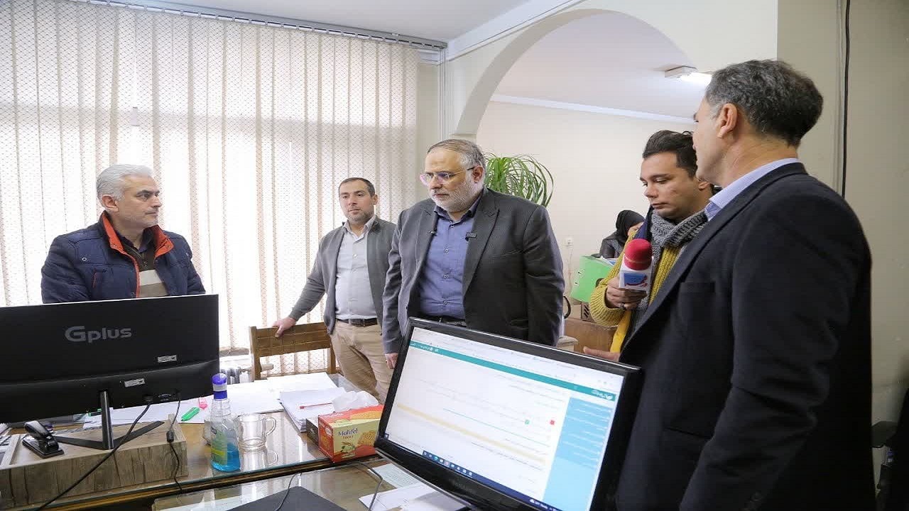 بازدید سرزده استاندار از شرکت آب و فاضلاب استان قزوین