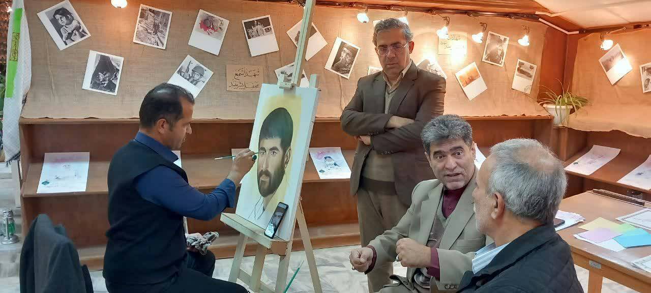 مراسم رونمایی از تمثال شهید