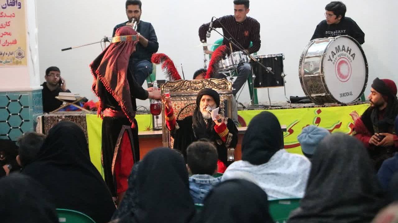 برگزاری مراسم تعزیه خوانی در امامزاده محمد (ع) کرمان