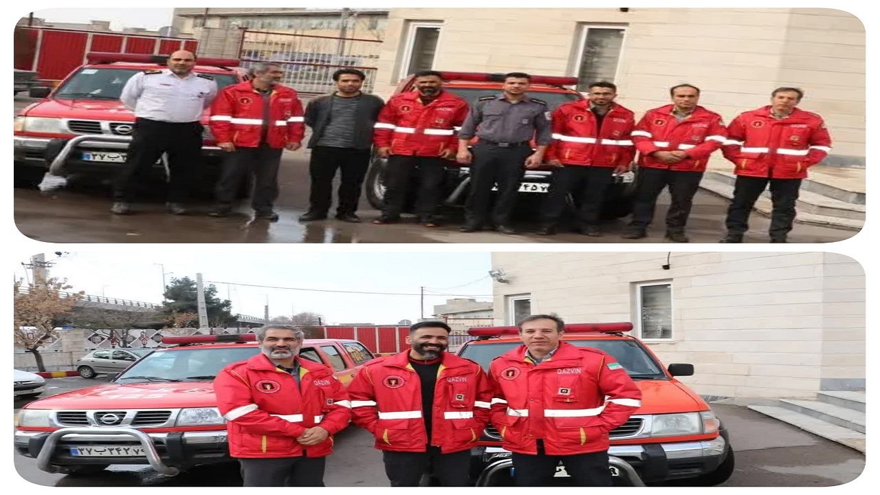 اعزام آتش نشانان قزوینی به خوی