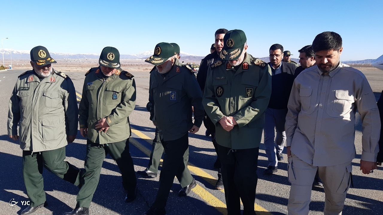 فرمانده کل سپاه پاسداران انقلاب اسلامی به خوی سفر کرد