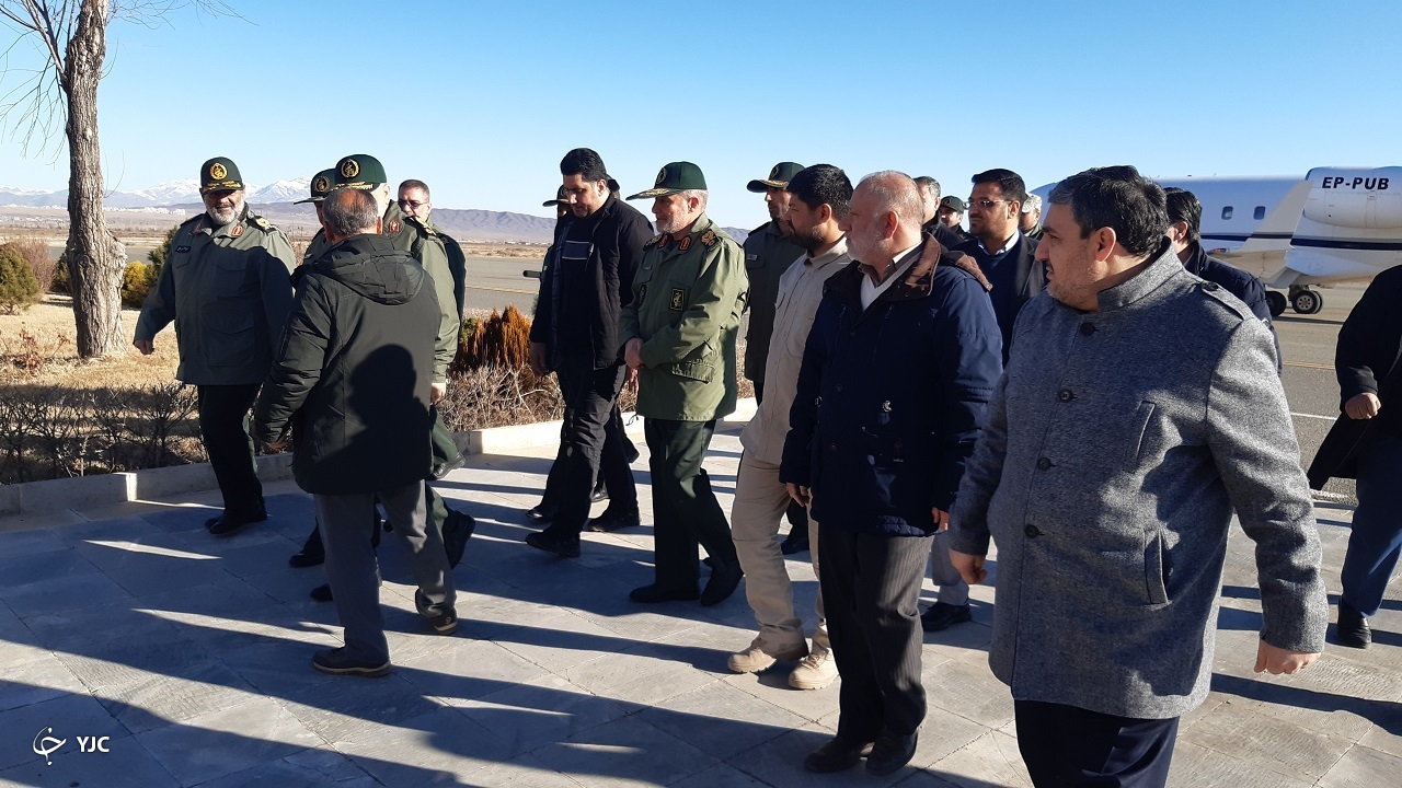 فرمانده کل سپاه پاسداران انقلاب اسلامی به خوی سفر کرد