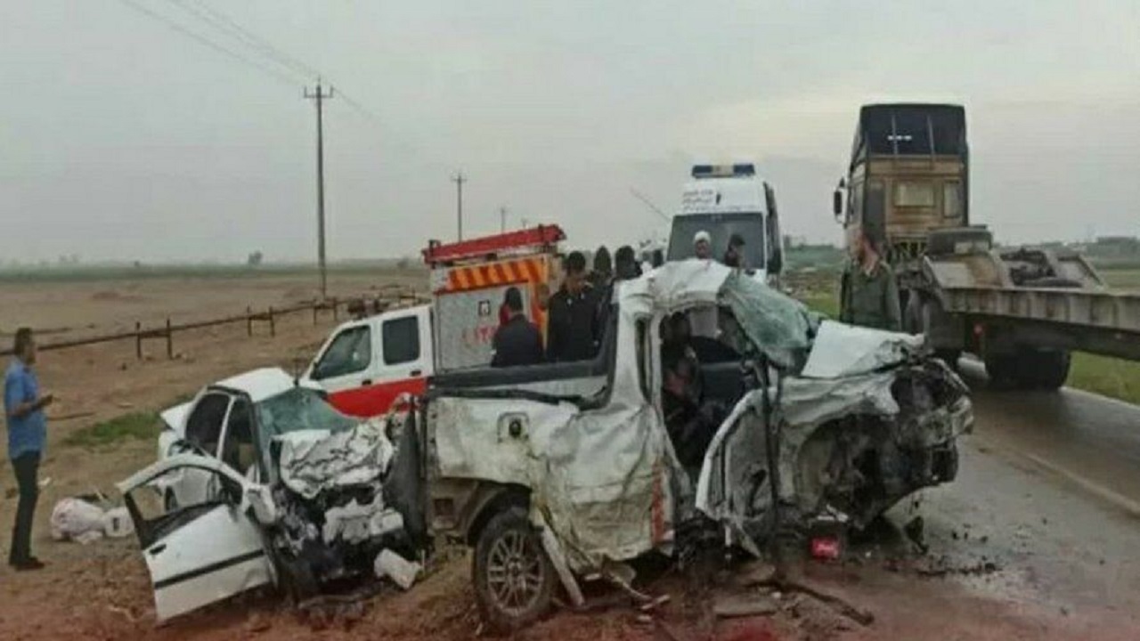 تصادف مرگبار در محور روستایی گناوه