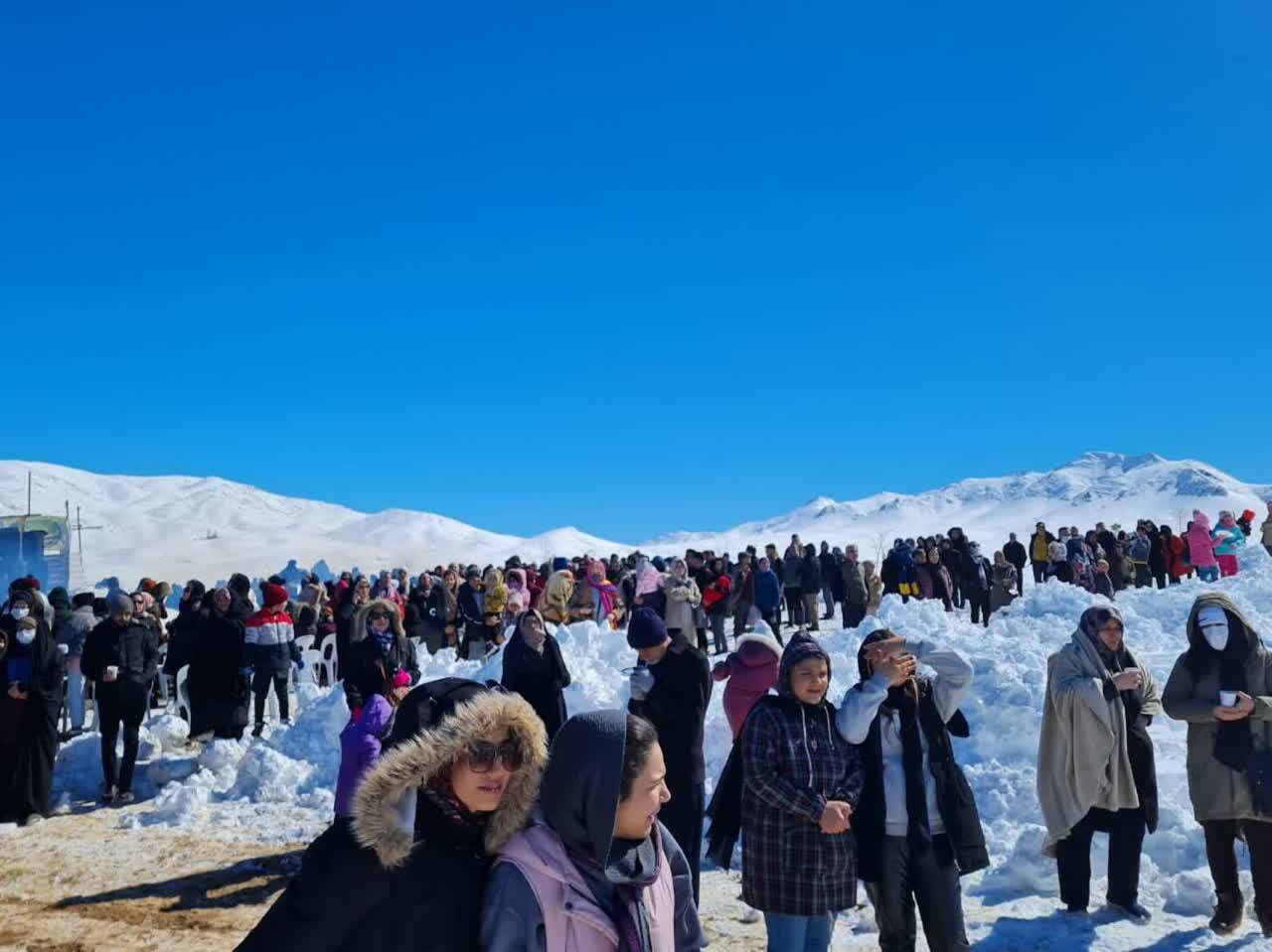 برگزاری جشنواره ای از جنس برف در روستای حسن رباط + تصاویر