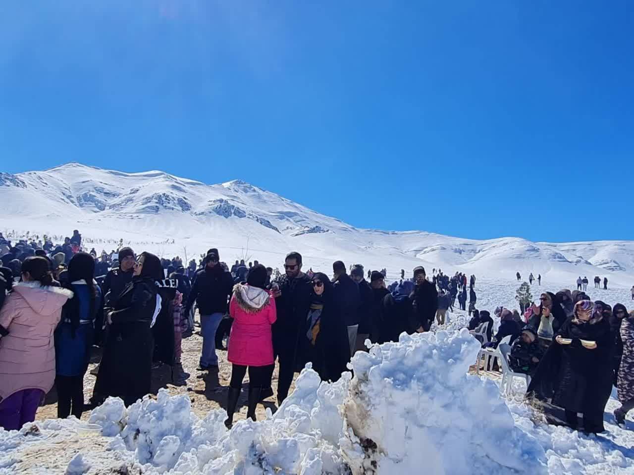 برگزاری جشنواره ای از جنس برف در روستای حسن رباط + تصاویر
