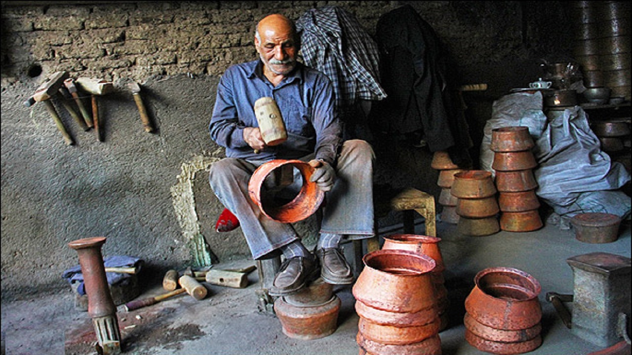 مسگری زنجان در سراشیبی رکود