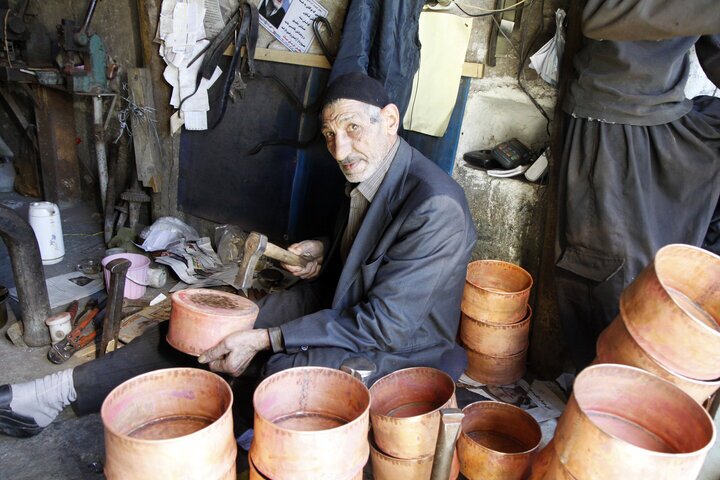 هنر مسگری زنجان