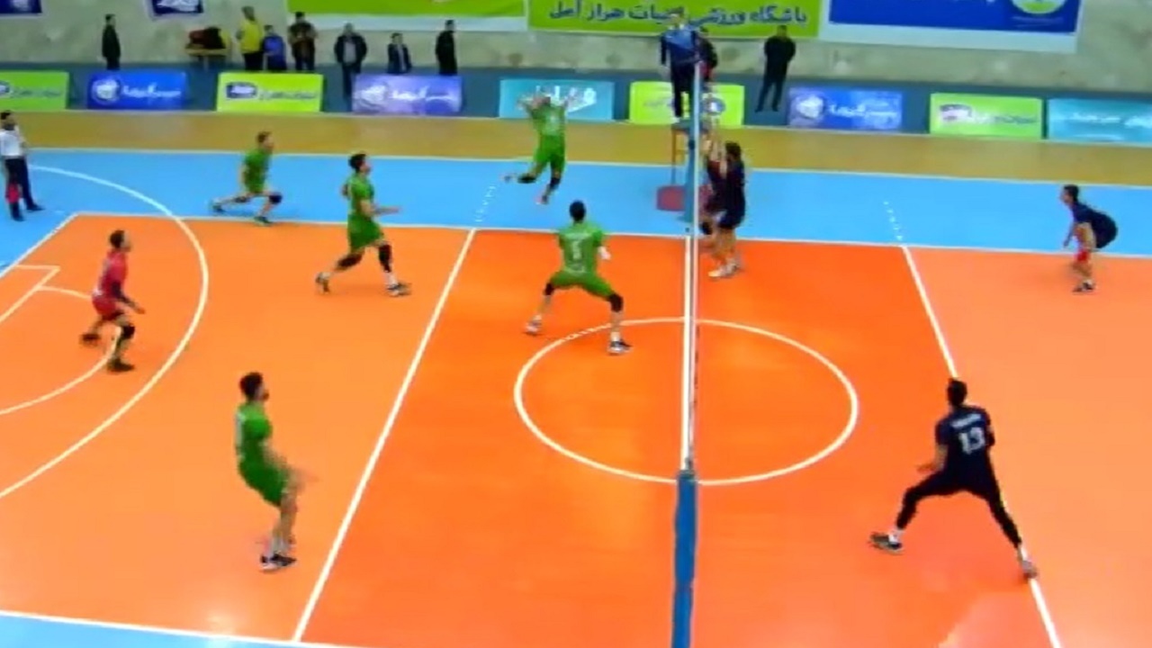 صعود زودهنگام هراز آمل به پلی آف لیگ برتر والیبال