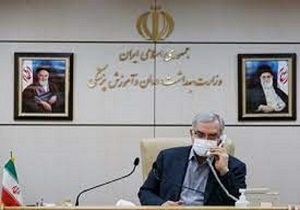 پاسخگویی تلفنی وزیر بهداشت با یکی از تماس گیرندگان با سامانه ۱۹۰