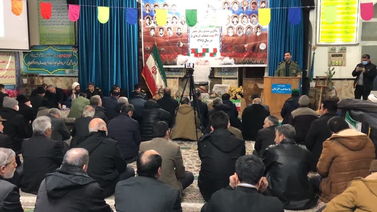 بزرگداشت روز حماسه و ایثار در شیروان 