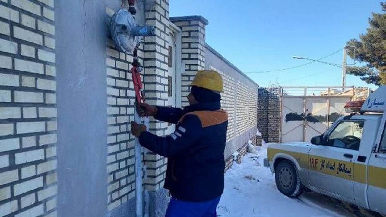 قطع گاز ۱۵۰ ویلای خالی از سکنه در قزوین