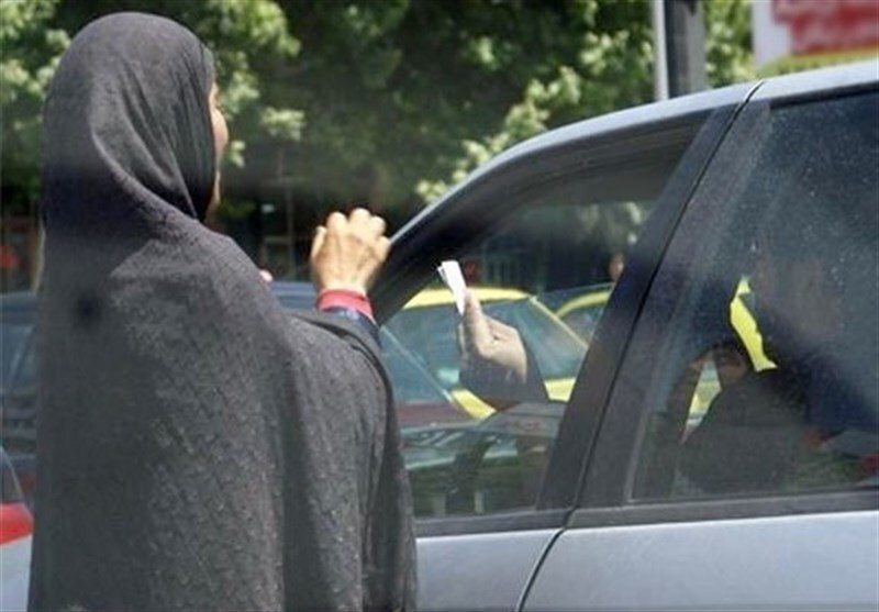 متکدیان در سطح شهر