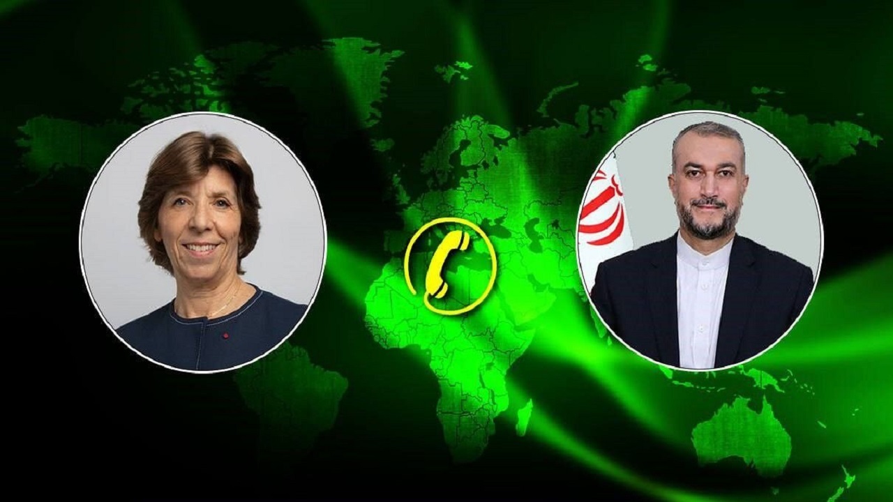 ‎گفتگوی تلفنی امیرعبداللهیان و وزیر امور خارجه فرانسه