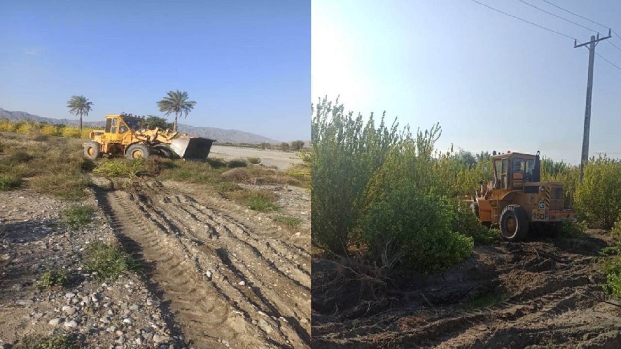 آزادسازی ۳ هکتار از بستر رودخانه سنگی رودان