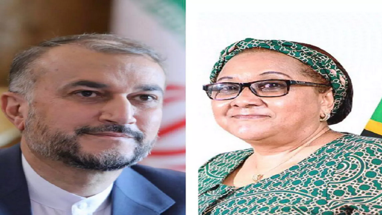 تبادل نظر تلفنی وزرای امور خارجه جمهوری اسلامی ایران و تانزانیا