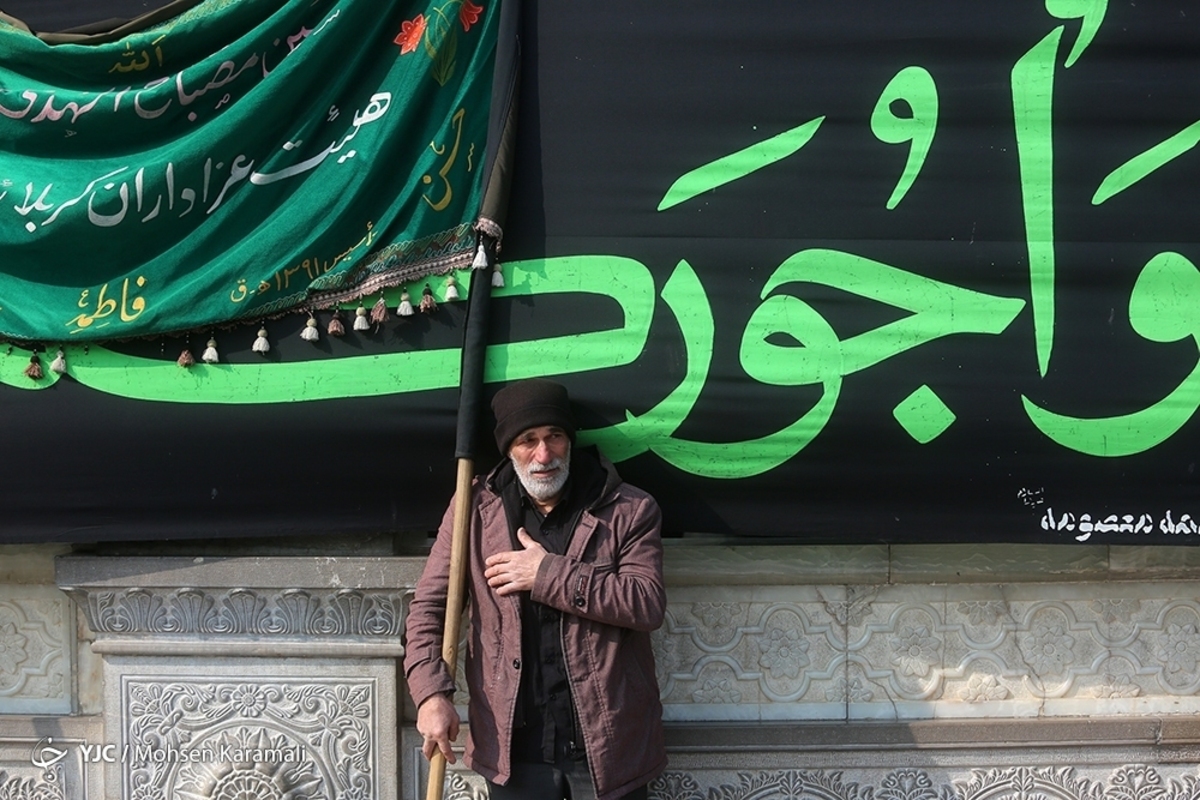 ورود معتکفین به مسجد امام حسن عسکری (ع) قم