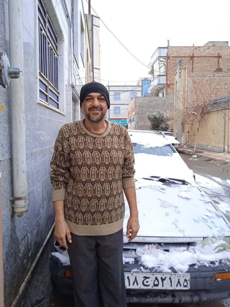خوشحالی مردم از بارش برف