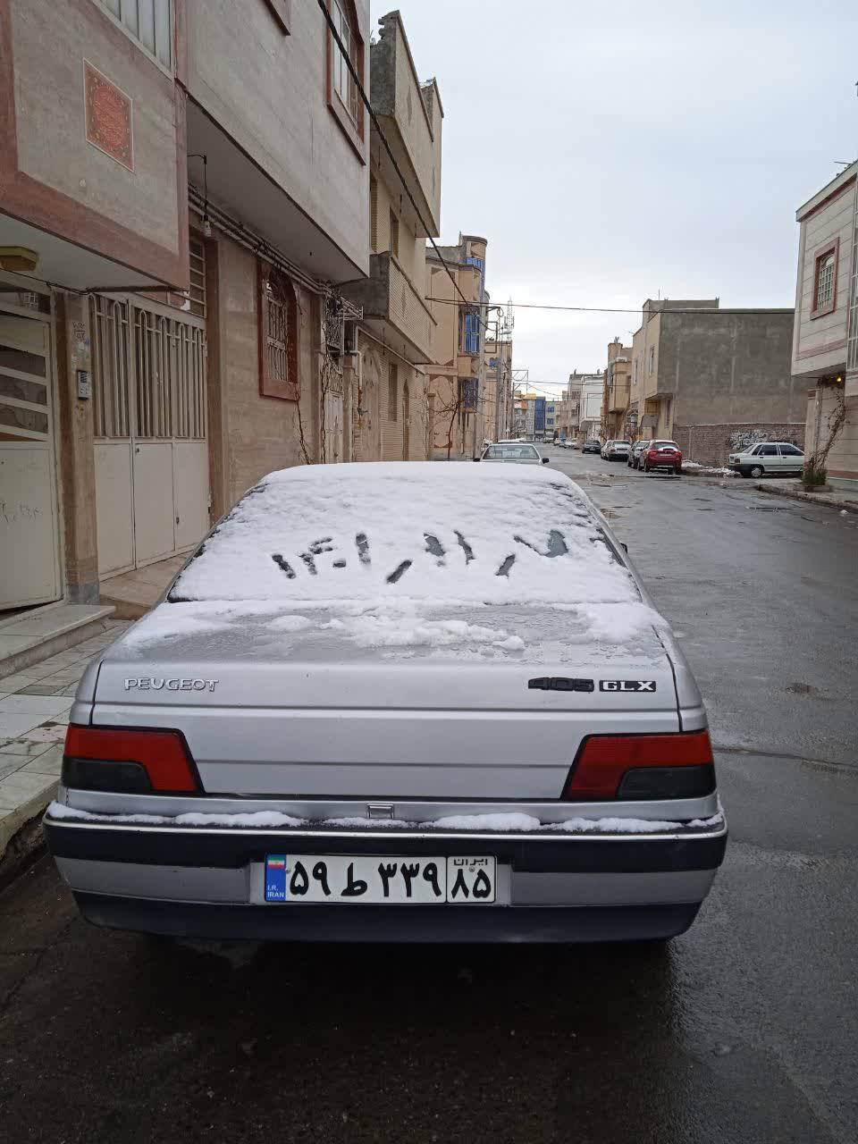 بارش برف در زاهدان