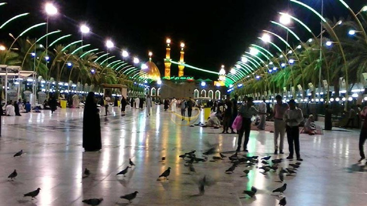 فیلمی از بین الحرمین در شب های ماه رجب + فیلم