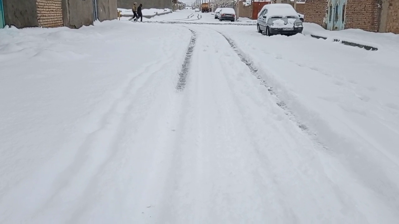 بارش ۹ سانتی متری برف در قدمگاه نهبندان