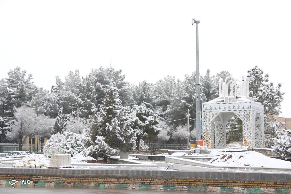 بارش برف در رفسنجان&nbsp;