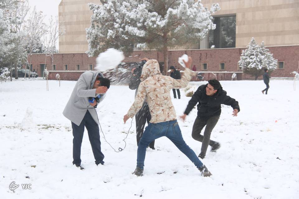 بارش برف در کرمان&nbsp;