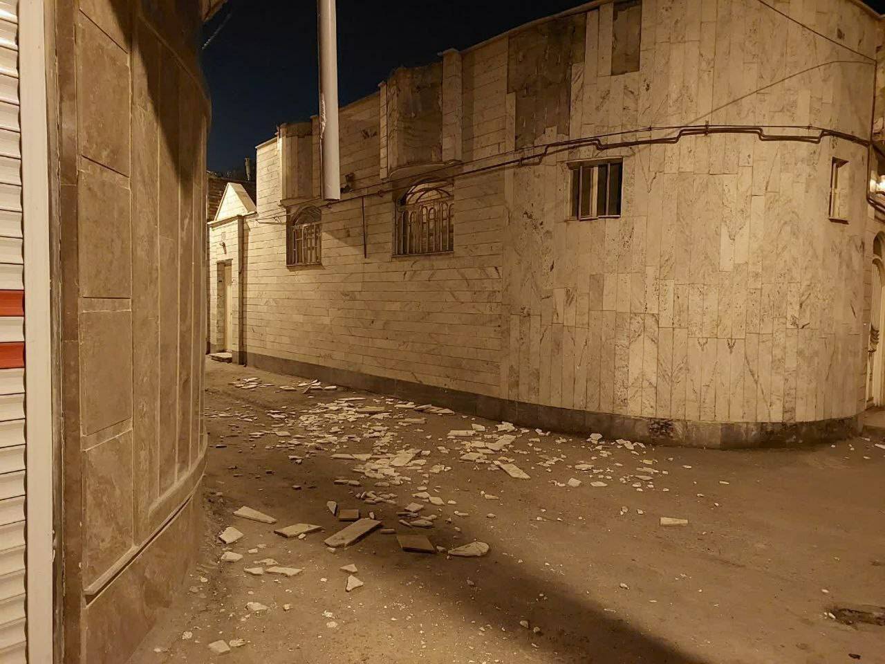 تخریب خانه ها پس از زلزله