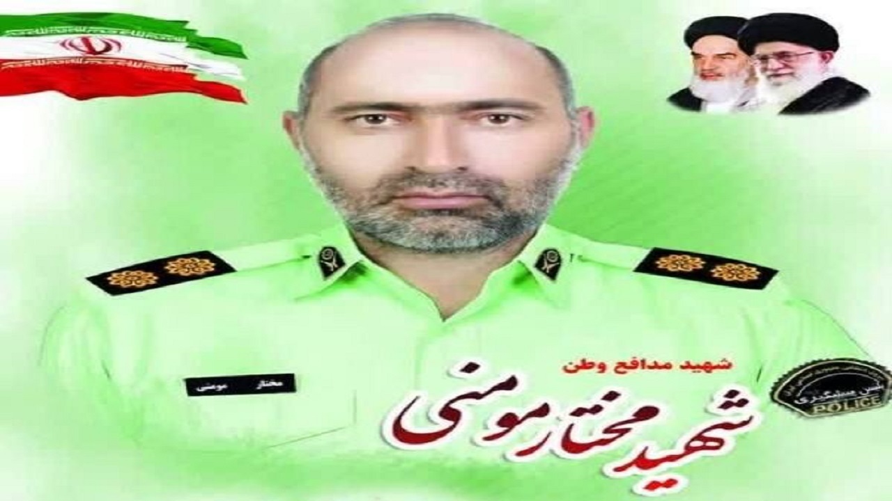 مراسم تشییع شهید امنیت مختار مومنی در خمینی شهر + فیلم