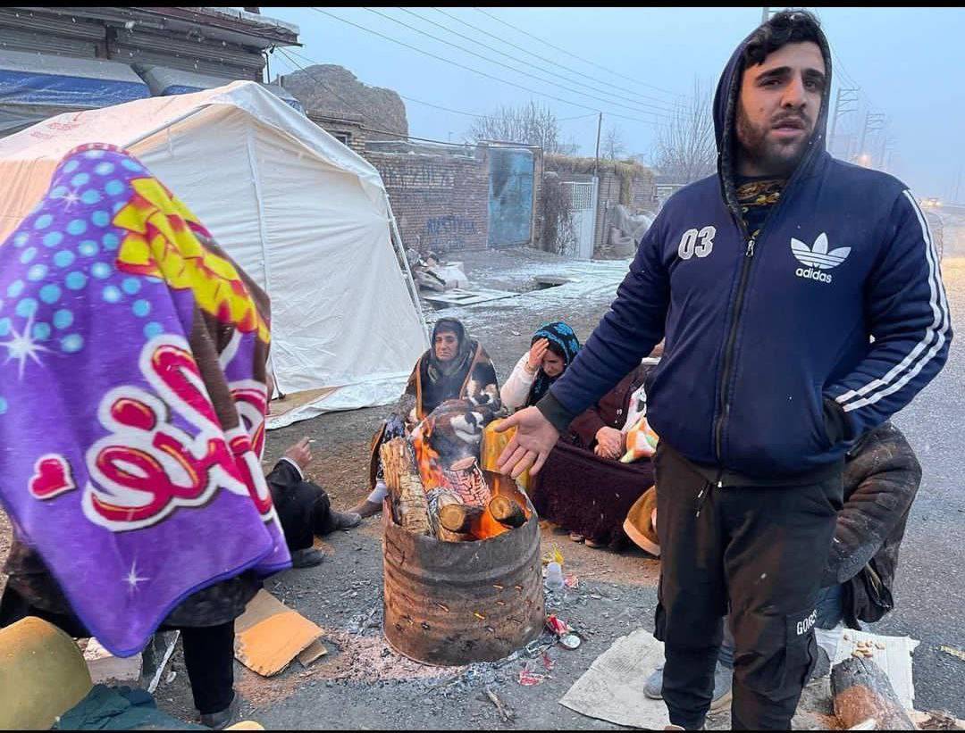 زلزله زدگان خوی