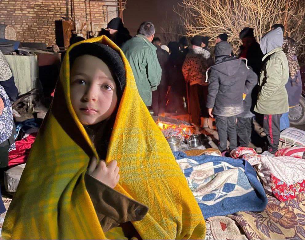 زلزله زدگان خوی