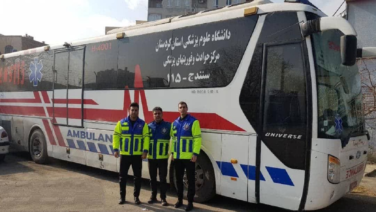 اعزام یک دستگاه اتوبوس آمبولانس به مناطق زلزله زده شهرستان خوی