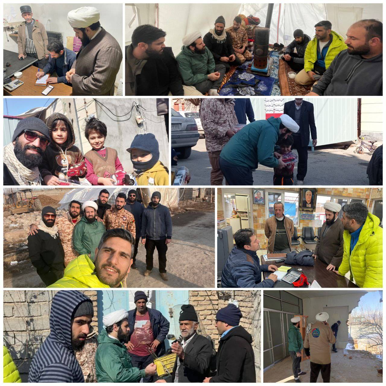 کمک&zwnj;رسانی به زلزله زدگان