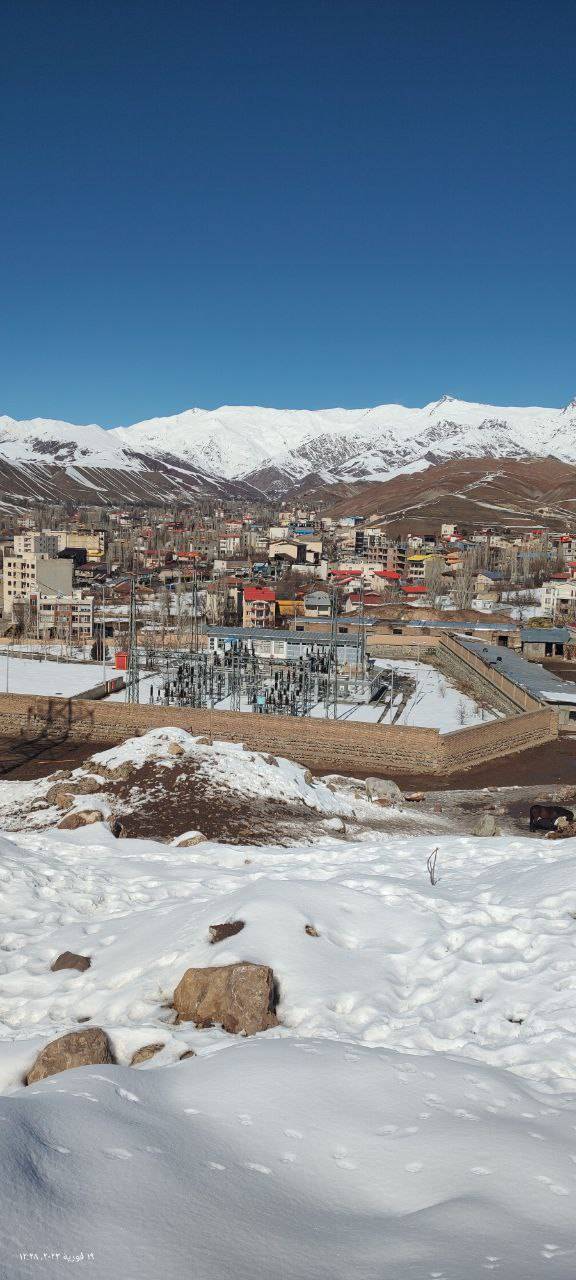 جلوه گری زمستان در شهرستان طالقان با بارش برف + تصاویر
