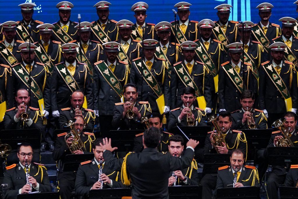 اجرا&zwnj;ی ارکستر رزم نوازان دفاع مقدس در سی و هشتمین جشنواره موسیقی فجر