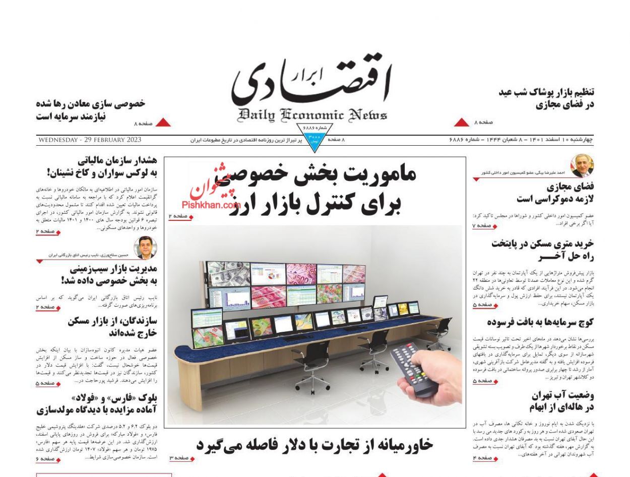 روزنامه ابرار اقتصادی