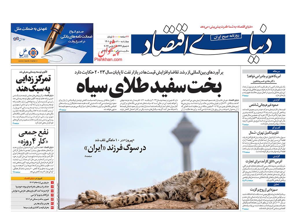 روزنامه دنیای اقتصاد