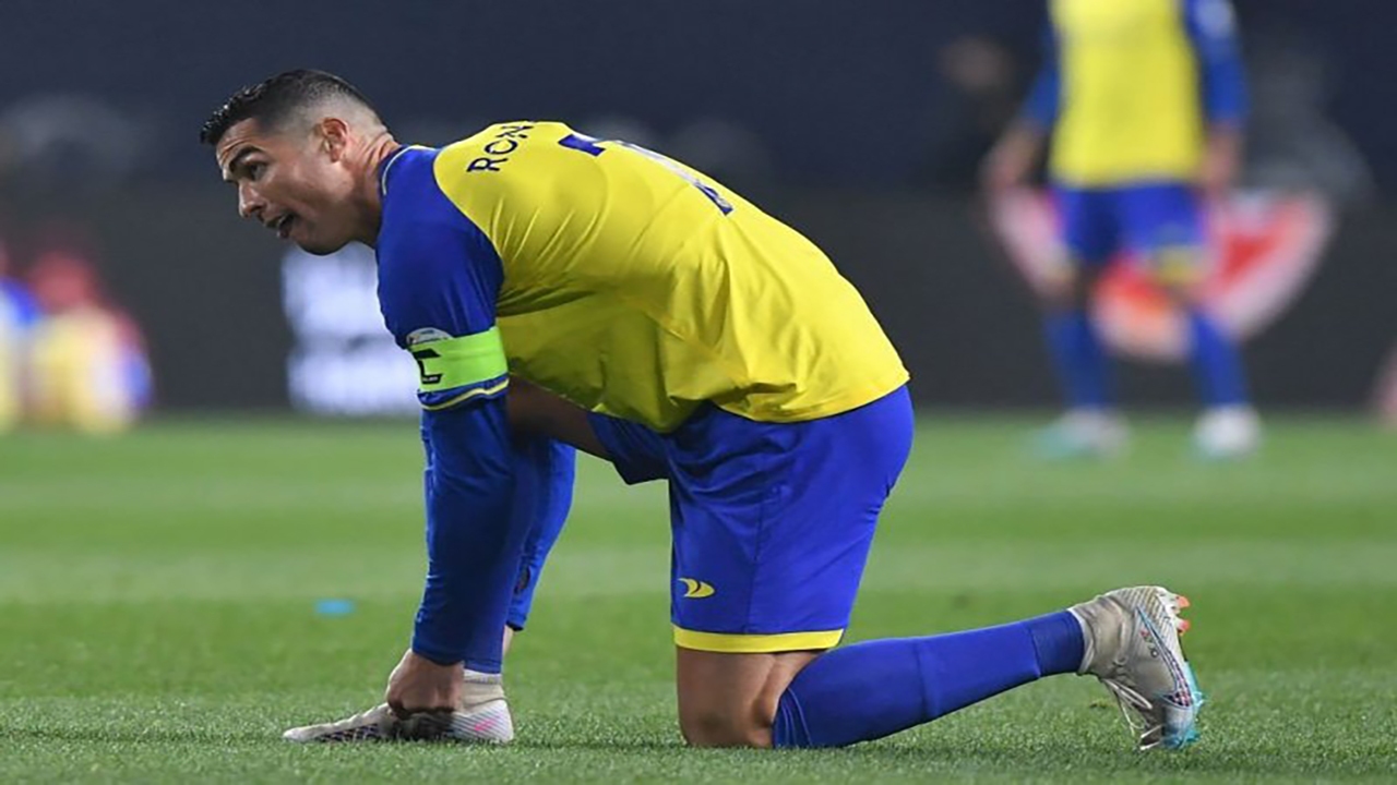 النصر ۳ - الباطن ۱/رونالدو امشب فقط ستاره بود!