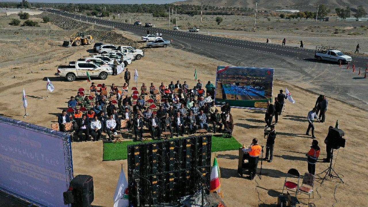 ۲ پروژه راهداری در جیرفت به بهره برداری رسید