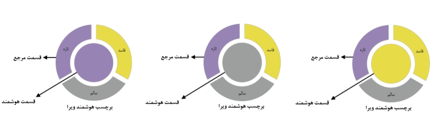 تولید برچسب&zwnj;های تشخیص مواد غذایی تازه و فاسد
