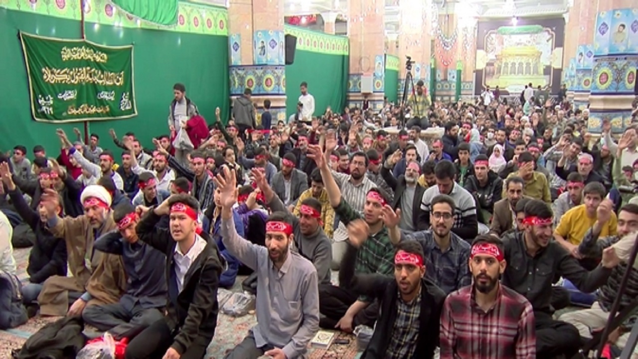 اجتماع جوانان عاشورایی کشور در مسجد مقدس جمکران