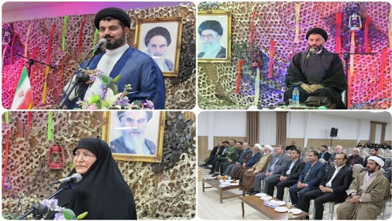 نکوداشت شهدای گمنام در دانشکده فنی و حرفه‌ای دختران شاهرود